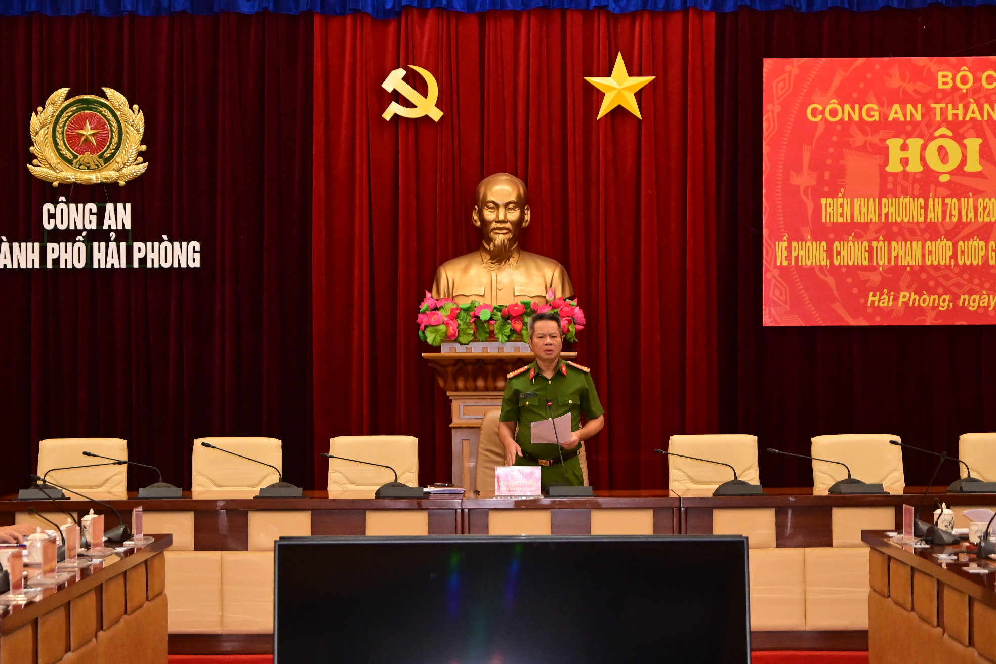 Công an thành phố triển khai các phương án, kế hoạch về phòng chống tội phạm cướp, cướp giật tài sản, vi phạm pháp luật trên đường phố